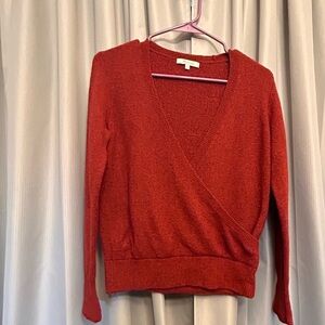 50%offw❤️ Madewell Wrap-Front Pullover Sweater sale Coziest merino wool alpaca